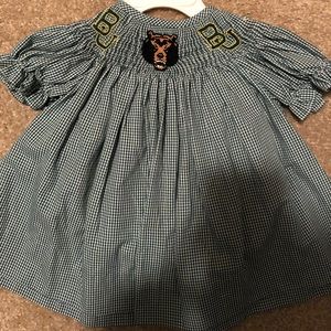 Baylor Bears Smocked Dress with Bloomers